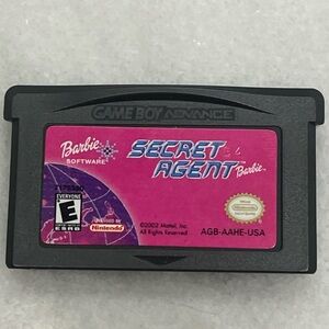5 for $60 Barbie secret agent gameboy advance GBA loose cartridge